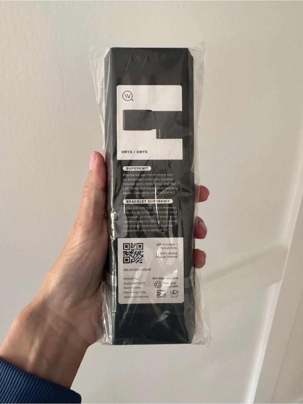 WHOOP SuperKnit Band — onyx - new unopened box